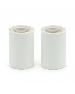 2-Pk 3/4 in. PVC SCH-40 Female Adapters Female Threaded NPT x Slip/Socket Pipe Fittings SCH40 ASTM D2466 NSF-Listed