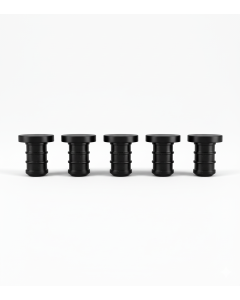 5-Pack 1/2 in. Plastic PEX Plug (End Cap) For Pex Tubing, 1/2-inch Poly PPSU Barb Crimp Fittings