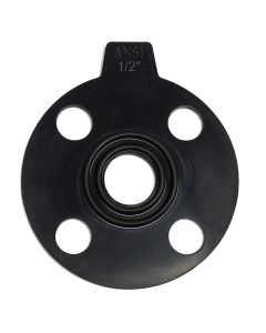 247Garden 1/2 in. EPDM PVC Flange Gasket 1/8" (3mm) Full-Face w/ 4 Bolt Holes ASTM D2464/D2467, ANSI Class 150, ASME B16.21 Standard