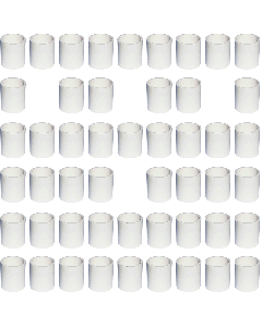 50pcs 2 in. Schedule 40 PVC Coupling/Coupler Pipe Fitting NSF SCH40 ASTM D2466 2"