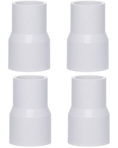 4-Pk 3/4 x1/2 in. Schedule 40 PVC Reducing Couplings NSF Pipe Fittings SCH40 ASTM D2466
