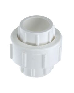 1/2 in. PVC Union w/ EPDM O-Ring Seals Schedule-40 Pipe Fitting Slip/Socket ASTM D2466/F1970 1/2"