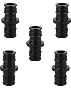 5-Pack 1/2" PEX Expansion Couplings PPSU Plastic Fittings ASTM F1960 NSF PEX-A