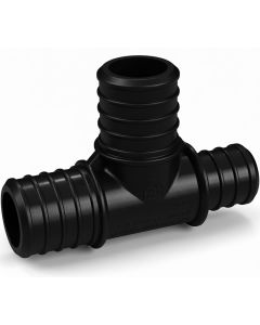 1 in. x 3/4 in. x 1 in. PEX-B Barb Tee PPSU Plastic PEX Crimp Fitting ASTM F2159 NSF