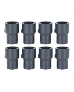 8-Pk 1 x 3/4 in. Schedule 80 PVC Reducing Couplings Pipe Increase/Reducer Fittings (Socket) NSF ASTM D2467