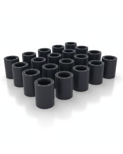 20-Pk 3/4 in. SCH-80 PVC Female Adapters Slip x FNPT NSF ASTM D2467 High Pressure Pipe Fittings