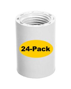24-Pack 1/2 in. Schedule 40 PVC Female Adapters NSF Pipe Fittings (FPT-Threaded x Socket) SCH40 ASTM D2466