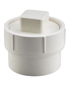 6" DWV FEMALE ADAPTER SPG X FIPT+PLUG PVC Fitting ASTM D2665 NSF