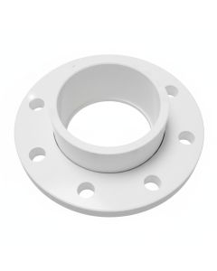 110 mm PVC SCH-40 Lap Joint Flange w/ Removable Stub End 2-Piece Short Pipe Flange Kit