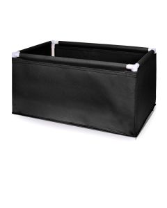 247Garden 2X3 PVC Frame Fabric Grow Bed/Raised Vegetable Flower Garden Bag (45-Gallon Black, Complete Kit)