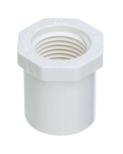 1 x 1/2 in. Schedule 40 PVC Female Reducing Ring/FPT Reducer Bushing SCH40 Fitting NSF, 1" Spigot x 1/2" FNPT