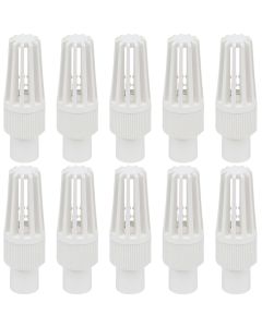 10-Pack 1/2 in. Schedule 40 PVC Foot Valves Pipe Fittings