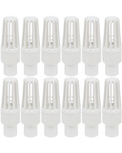 12-Pack 1/2 in. Schedule 40 PVC Foot Valves Pipe Fittings