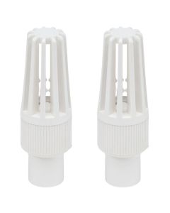 2-Pack 1 in. Schedule 40 PVC Foot Valves Pipe Fittings