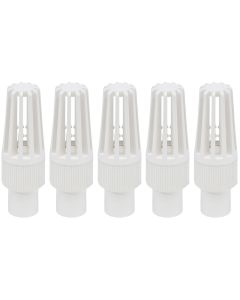5-Pack 1/2 in. Schedule 40 PVC Foot Valves Pipe Fittings