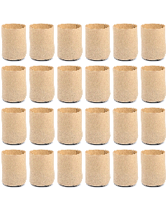 247Garden 1/2 Gallon Basic Aeration Fabric Pot/Plant Grow Bag (Tan Color, 200GSM, 6H x 5D) 24-Pack