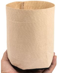247Garden 1/2 Gallon Basic Aeration Fabric Pot/Plant Grow Bag (Tan Color, 200GSM, 6H x 5D)