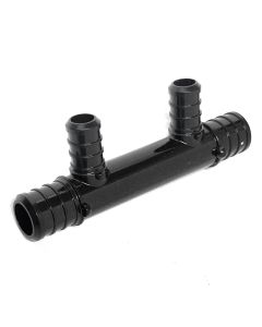 PEX-B Manifold 3/4" Inlet, 1/2" Outlet, 2-Port Open, ASTM F2159 PPSU Plastic PEX Crimp Fitting