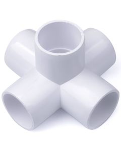 247Garden 2 in. PVC 5-Way Elbow Fitting - ASTM SCH40 Furniture-Grade 2"