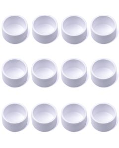 12-Pack 3/4 in. PVC End Cap ASTM SCH40 Furniture-Grade Fittings