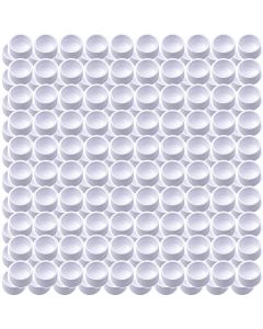 200pcs 3/4 in. PVC End Caps ASTM SCH40 Furniture-Grade Fittings