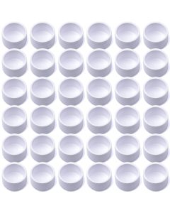 36-Pk 3/4 in. PVC End Caps ASTM SCH40 Furniture-Grade Fittings