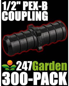 300-Pack 1/2" PEX-B Plastic Coupling Lead Free PPSU NSF