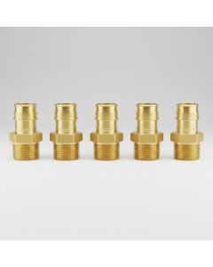 5-Pack 3/4 in. PEX-A Male Adapter Expansion Fittings NSF Lead Free Brass F1960