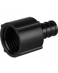 1/2" PEX-B x Swivel Female Adapter w/ Rib Nut FNPT PPSU Plastic PEX Crimp Fitting ASTM F2159 NSF