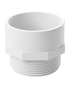 3/4 in. SCH-40 PVC Male Adapter w/ 8-Sided Grip ANSI/ASTM D2466 for Pressure Plumbing System