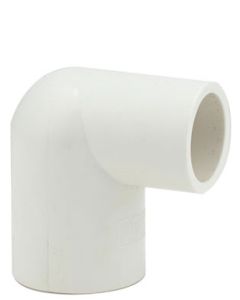 3/4 x 1/2 in. Schedule 40 PVC 90-Degree Reducing Elbow Fitting NSF SCH40 ASTM D2466