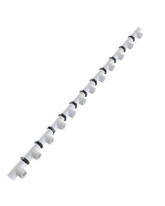 3/4 in. 12-Port Open PVC SCH-40 Manifold w/ 3/4" FNPT Inlet & Outlet ASTM D2466 Modular PVC Fitting Kit