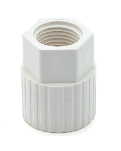 3/4 x 1/2 in. Schedule 40 PVC Reducing Female Adapter NSF Pipe Fitting SCH40 ASTM D2466 3/4" Slip x 1/2" FNPT Threaded