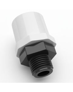 1 x 1/2 in. Schedule 40 PVC Male Reducing Ring/MIP Reducer Bushing SCH40 Modular Fitting Kit NSF, 1" Spigot x 1/2" MNPT