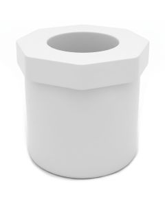 1 x 1/2 in. Schedule 40 PVC Reducing Ring/Reducer Bushing Sch-40 Pipe Fitting NSF, 1" Spigot x 1/2" Socket