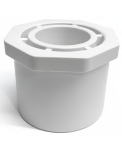 1-1/2 x 3/4 in. Schedule 40 PVC Reducing Ring/Reducer Bushing Pipe Fitting NSF SCH40 ASTM D2466 1.5" Spigot x 0.75" Socket