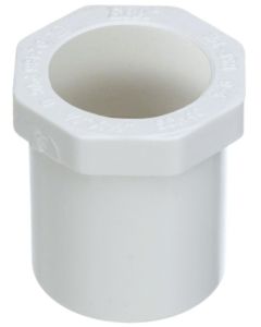 3/4 x 1/2 in. Schedule 40 PVC Reducing Ring/Reducer Bushing NSF Pipe Fitting, 3/4" Spigot x 1/2" Slip/Socket SCH40 ASTM D2466
