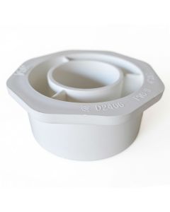4 x 2 in. Schedule-40 PVC Reducing Ring/Reducer/Busher/Bushing Pipe Fitting NSF SCH40 ASTM D2466 4" Spigot x 2" Socket