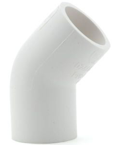 1/2 in. Schedule 40 PVC 45-Degree Elbow NSF/ASTM Pipe Fitting SCH40 ASTM D2466