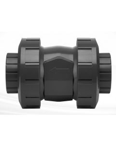 1/2 in. SCH-80 PVC True Union Ball Check Valve Socket-Type ASTM D2466/F1970 One-Way Pro-Flow Control Fitting