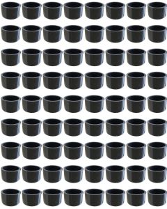 72PC/BOX 2.5 in. SCH-80 High Pressure PVC Pipe End Caps Slip/Socket Fittings NSF ASTM D2467
