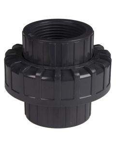 1/2 in. Schedule 80 PVC Union Female NPT Threaded High Pressure Fitting w/ EPDM O-Ring Seals ASTM D2467/F1970 FNPT x FNPT