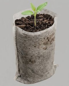 247Garden 4X5" Fabric Seedling Pot 2D x 4.5H 0.05-Gallon