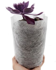 247Garden 8X10" Aeration Seedling Pot/Nursery Fabric Plant Grow Bag/Cover/Filter (40GSM Non-Woven BPA-Free 4.5D x 8H 1/2-Gallon)