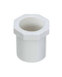 3/4 x 1/2 in. Schedule 40 PVC Reducing Ring/Reducer Bushing NSF Pipe Fitting, 3/4" Spigot x 1/2" Slip/Socket SCH40 ASTM D2466
