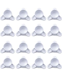 16-Pack 1 in. PVC Table Screw Caps Leg Fitting - ASTM SCH40 Furniture-Grade