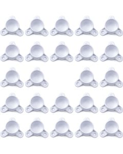 24-Pack 1 in. PVC Table Screw Caps Leg Fitting - ASTM SCH40 Furniture-Grade