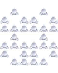 28-Pack 1 in. PVC Table Screw Caps Leg Fitting - ASTM SCH40 Furniture-Grade