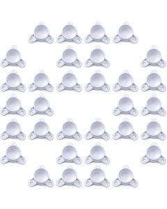 32-Pack 1 in. PVC Table Screw Caps Leg Fitting - ASTM SCH40 Furniture-Grade