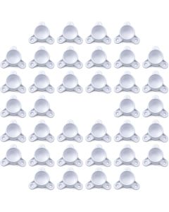 36-Pack 1 in. PVC Table Screw Caps Leg Fitting - ASTM SCH40 Furniture-Grade